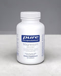 Pure Encapsulations Magnesium glycinate supplement bottle with 90 capsules